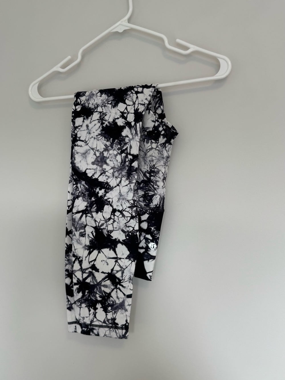 Lululemon Wunder Under Pant (Hi-Rise) (Shibori) Black White